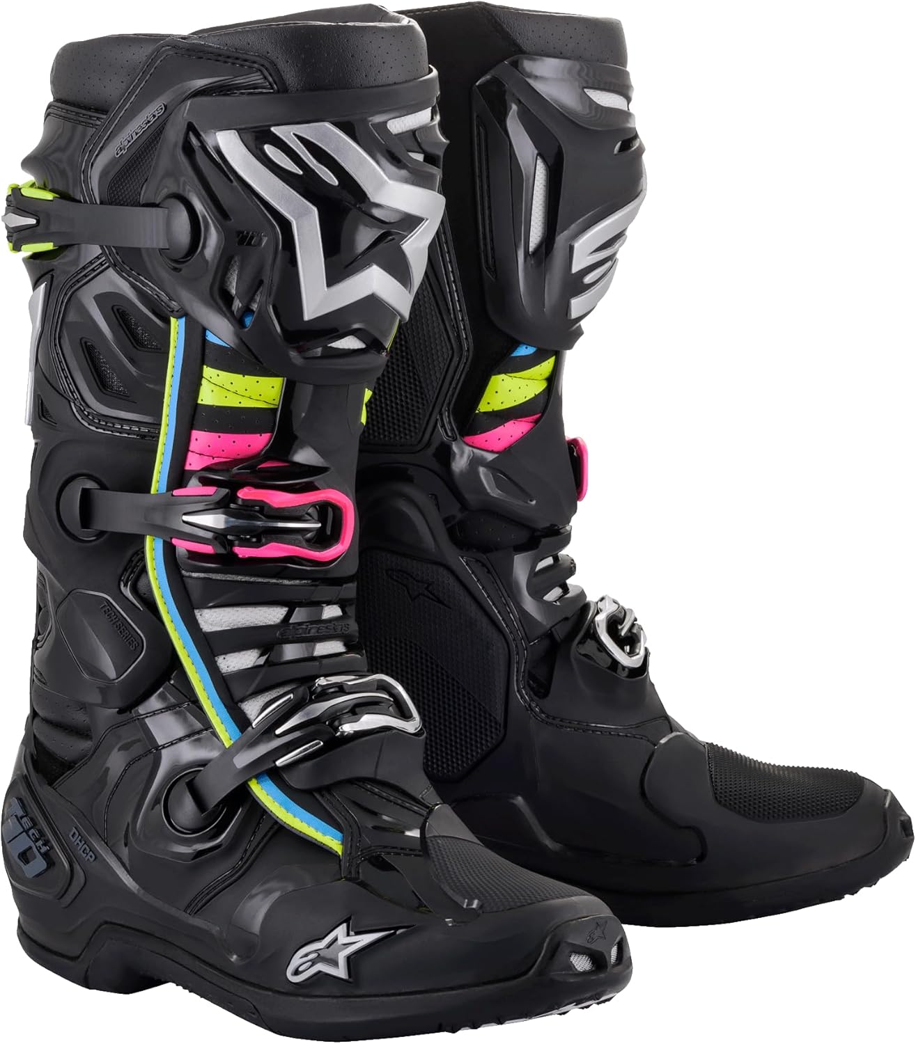 Мотокроссовые ботинки Alpinestars Tech 10 Supervented для мужчин, черный — фото 2
