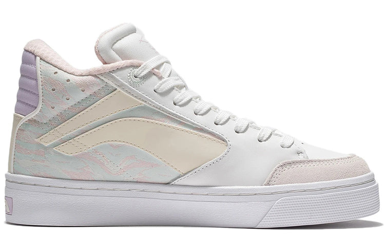 Кеды (WMNS) Li-Ning 180 Cozy Skateboarding Shoes Camouflage, белый — фото 2