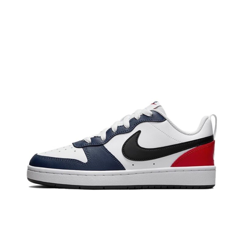 

Кроссовки Nike Court Borough Skateboarding Shoes Unisex Low-top White/Blue/Red, белый/синий/красный