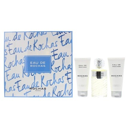 Женская туалетная вода Rochas - Eau De Toilette 100 Ml, Body Lotion 100 Ml And Shower Gel 100 Ml — фото 3