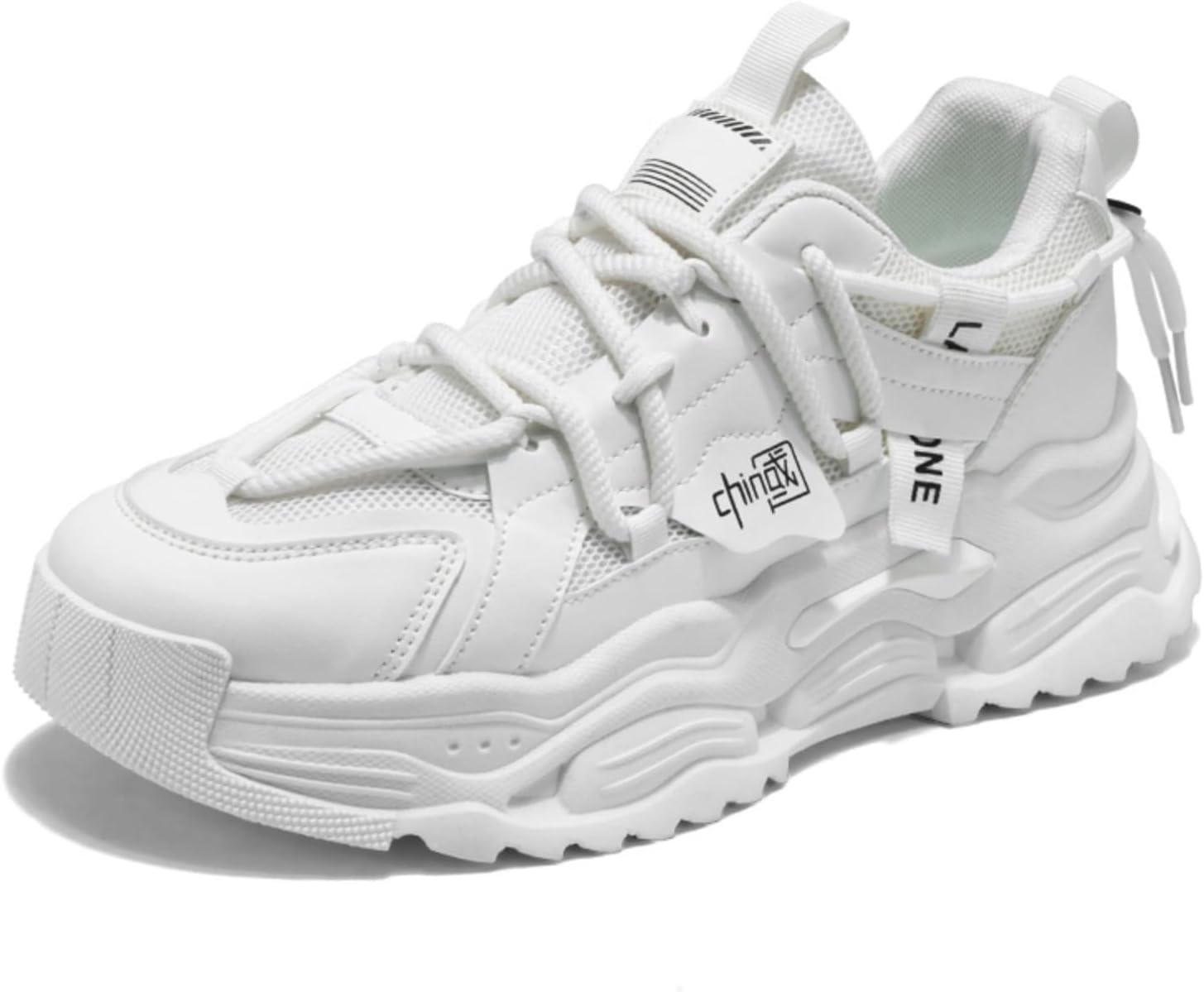 

мужские кроссовки для тренировок с амортизацией и дышащим верхом Kpdwfms, белый