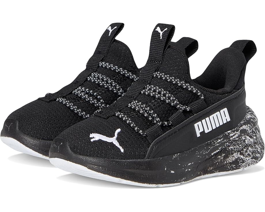 

Кроссовки PUMA Kids Softride One4All Slip-On Shoes, черный/белый