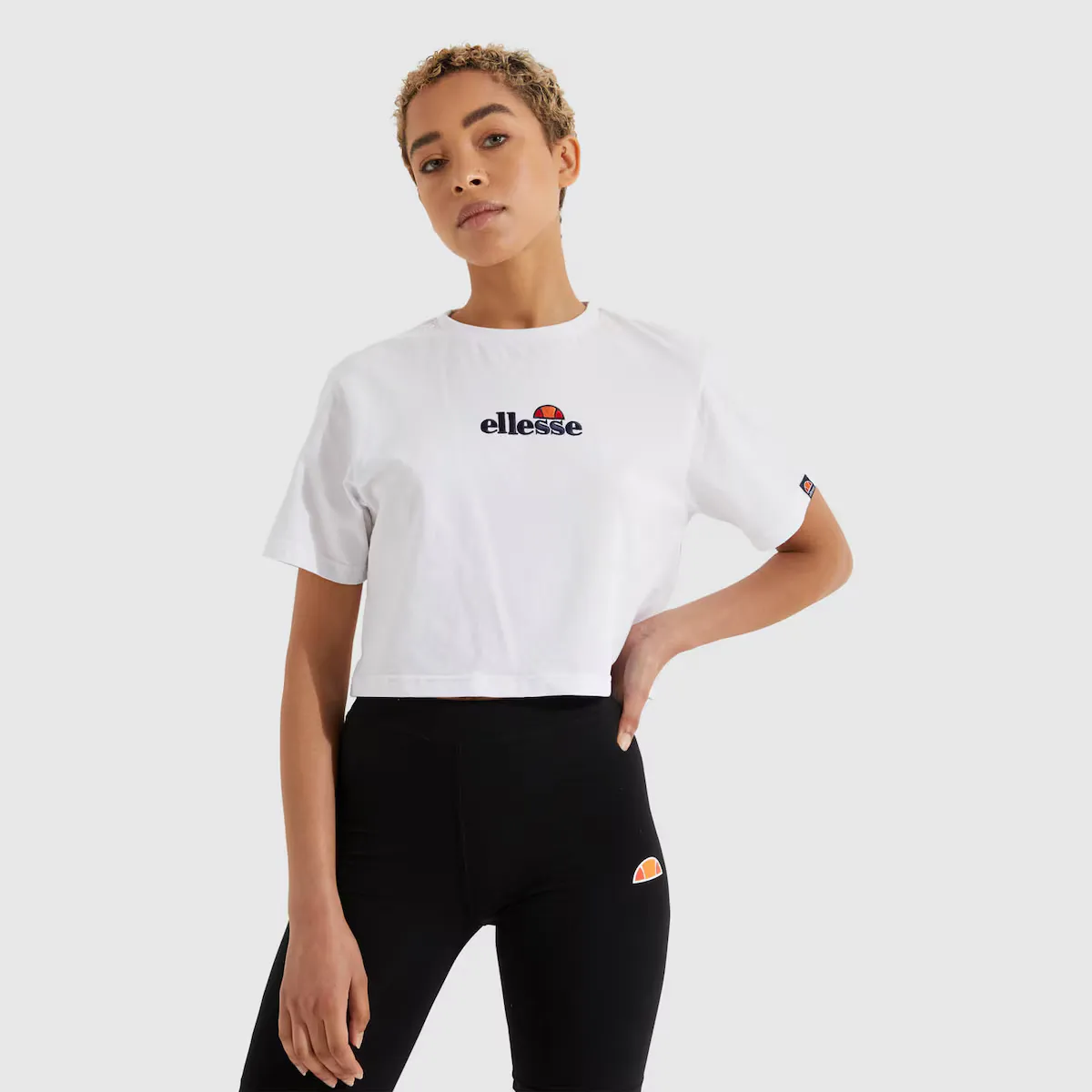 

Женская футболка Fireball укороченная ellesse Ellesse, белый
