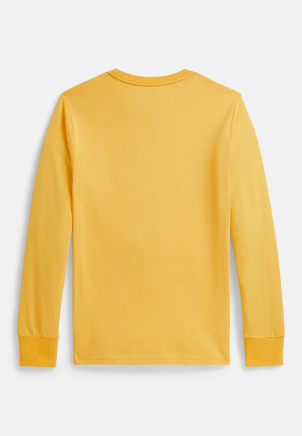 Футболка с длинными рукавами polo bear из хлопка, модель 714y. Polo Ralph Lauren, Bear Chrome Yellow — фото 2