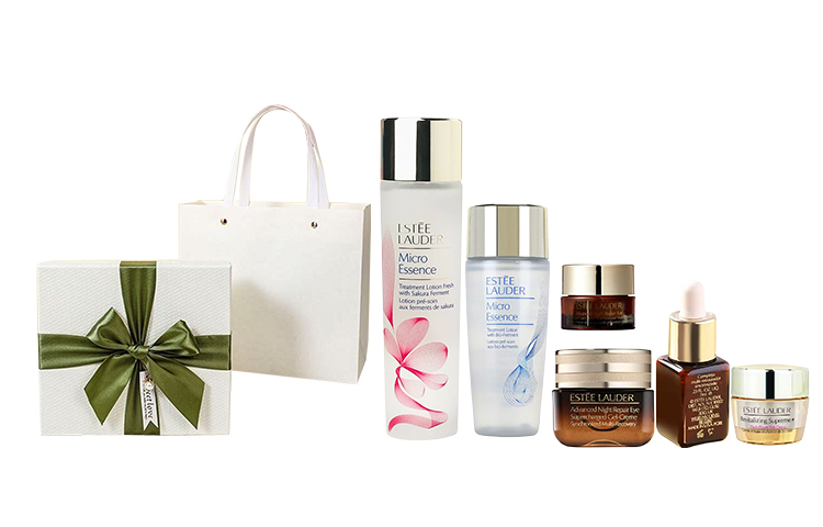 

Набор для восстановления кожи YASHILANDAI Cherry Blossom Original Liquid King Selected Box Skincare Sets Estee Lauder, sakura raw liquid ace repair selection gift box skin care set