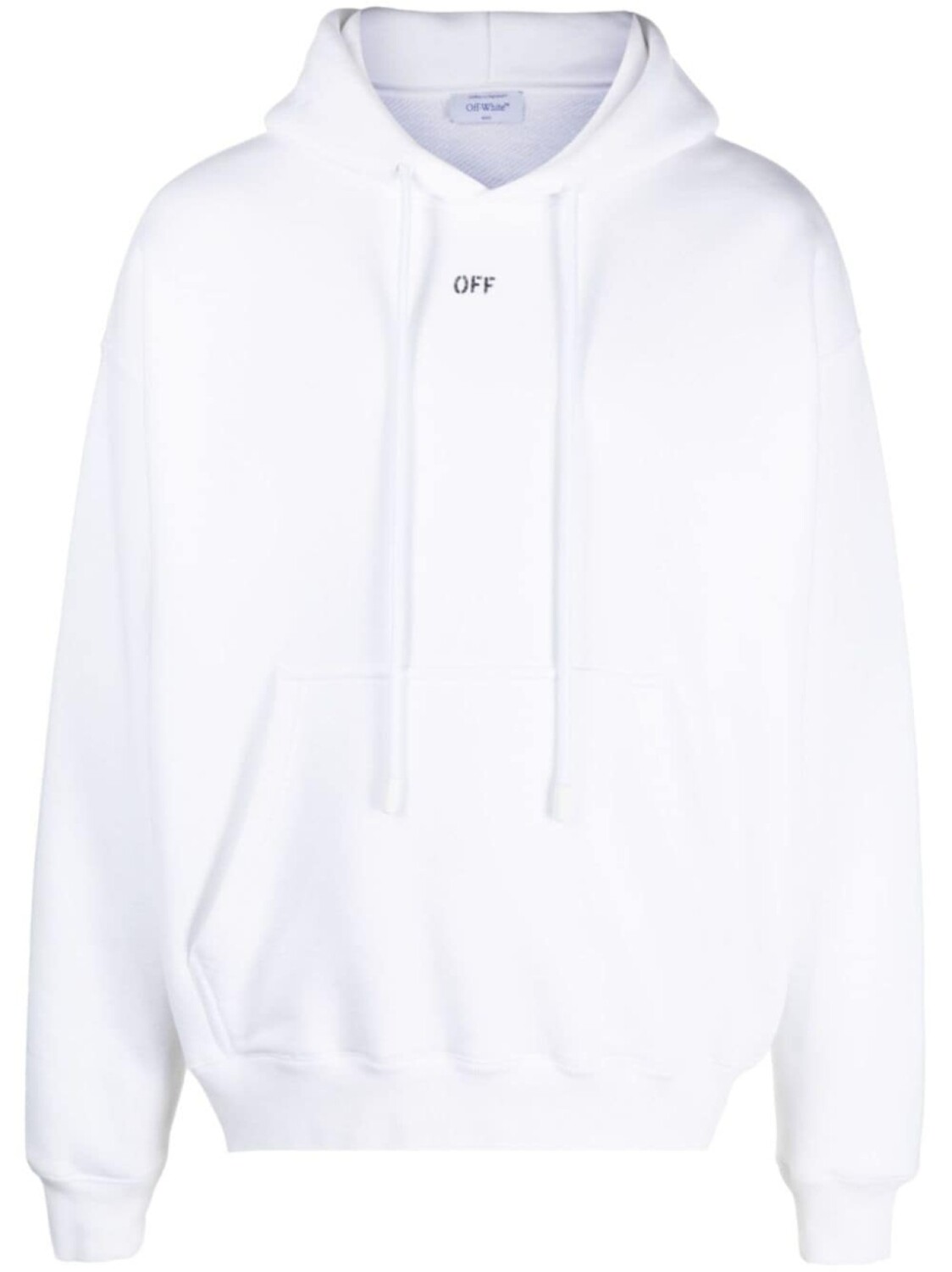 

Off-White худи с логотипом, белый