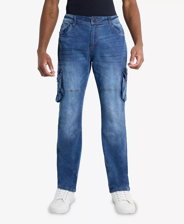 

Мужские узкие эластичные джинсы с карманами Flex Cargo XRAY, синий