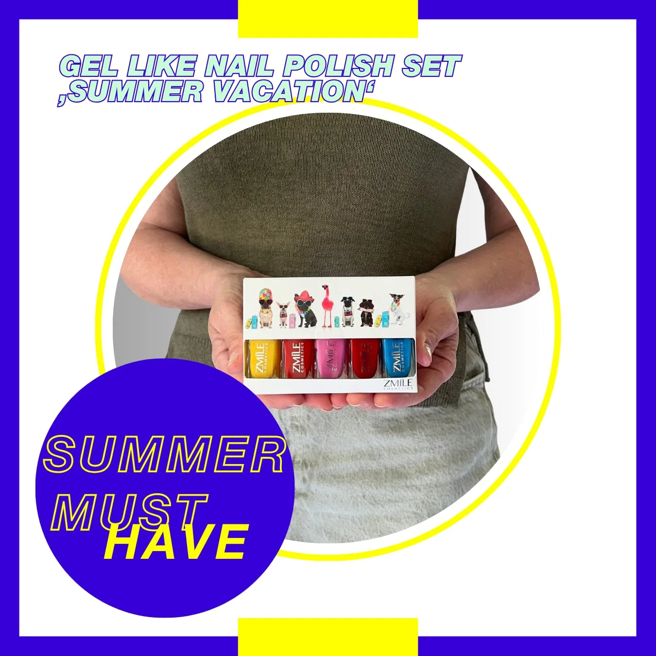 Набор веганских лаков для ногтей «Summer Vacation» от ZMILE COSMETICS Zmile Cosmetics — фото 4