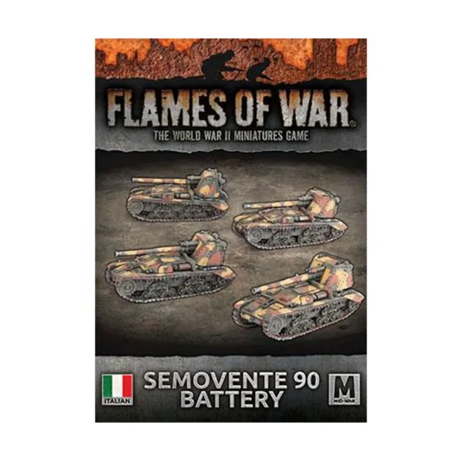 

Семовенте 90 Аккумулятор, Flames of War - WWII - Italian - Tanks (4th Edition)