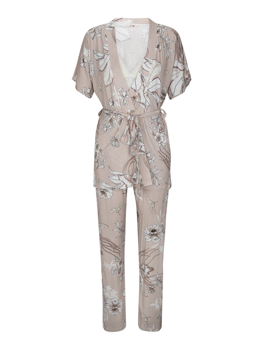 

Пижама Goldenbay Gown, Bralet & Pants Dianthus, розовый/белый