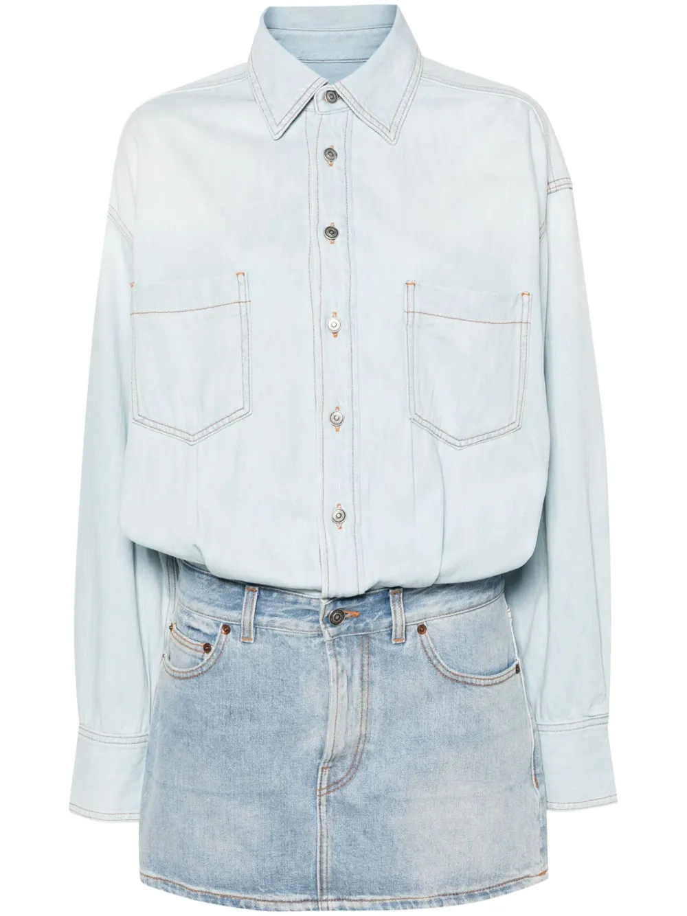 

Джинсовое платье-рубашка Tatum Haikure, синий