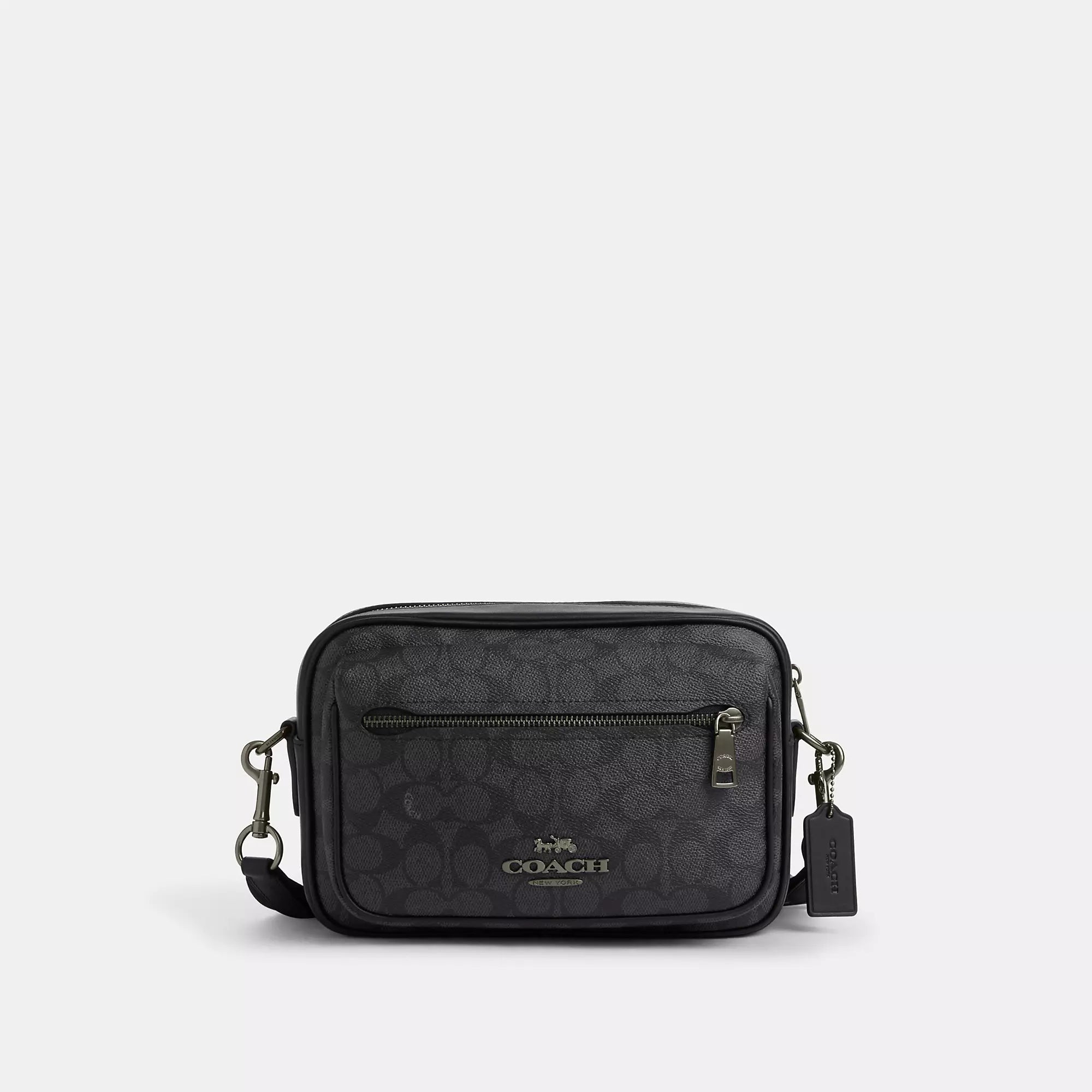 

Coach Outlet Elias сумка через плечо из фирменной ткани, бронзовый/угольный/черный