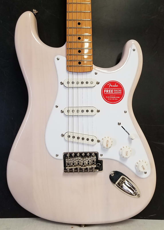 

Электрогитара Squier Classic Vibe '50s Stratocaster Electric Guitar, Maple Fingerboard, White Blonde