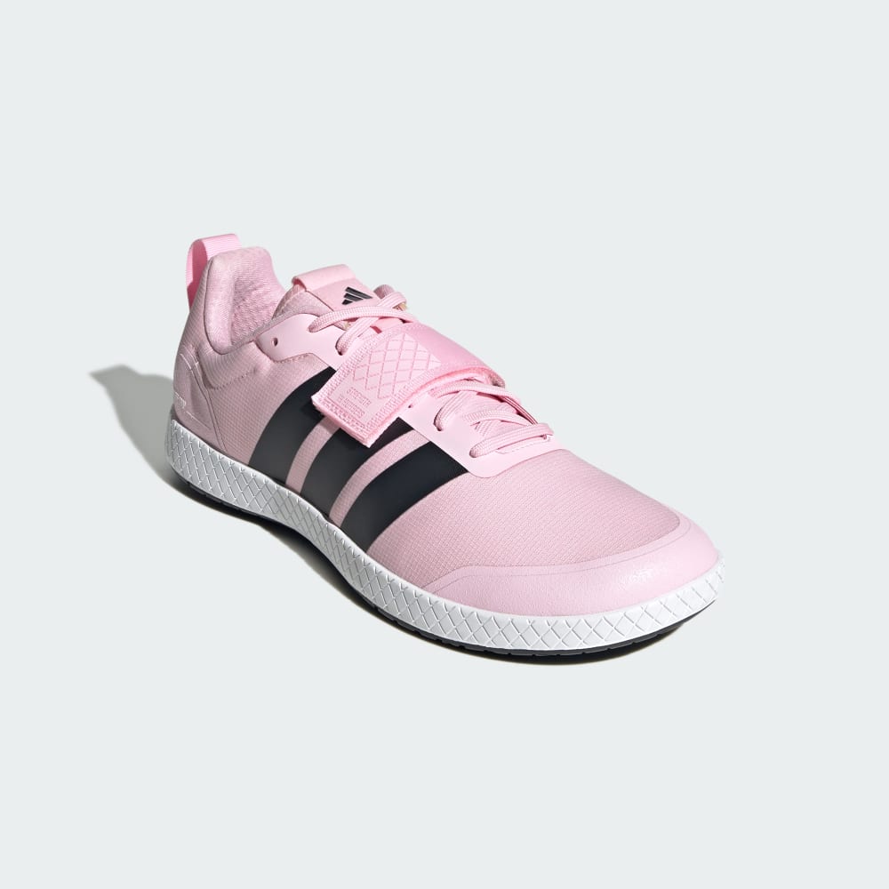 Кроссовки Adidas The Total Weightlifting Shoes, цвет Clear Pink/Carbon/Cloud White — фото 4