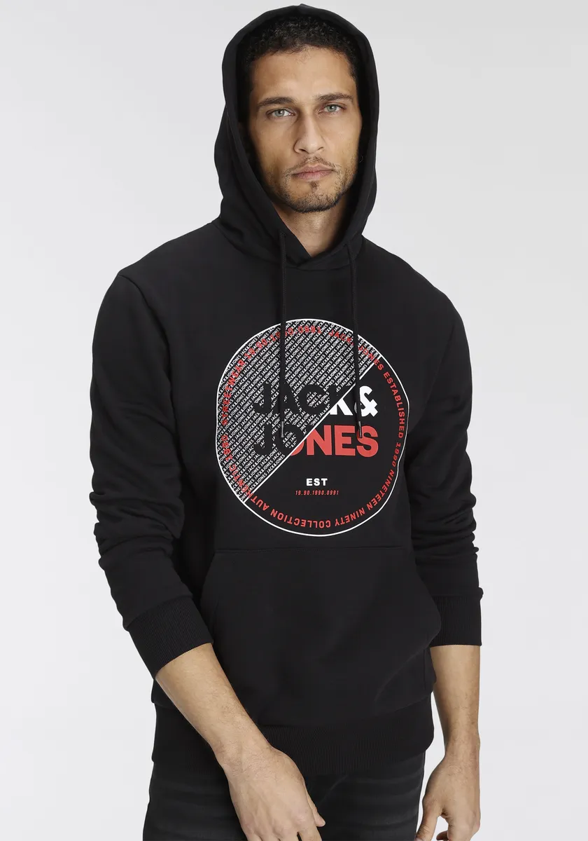 

Толстовка Jack & Jones с капюшоном "JJRALF SWEAT HOOD", черный