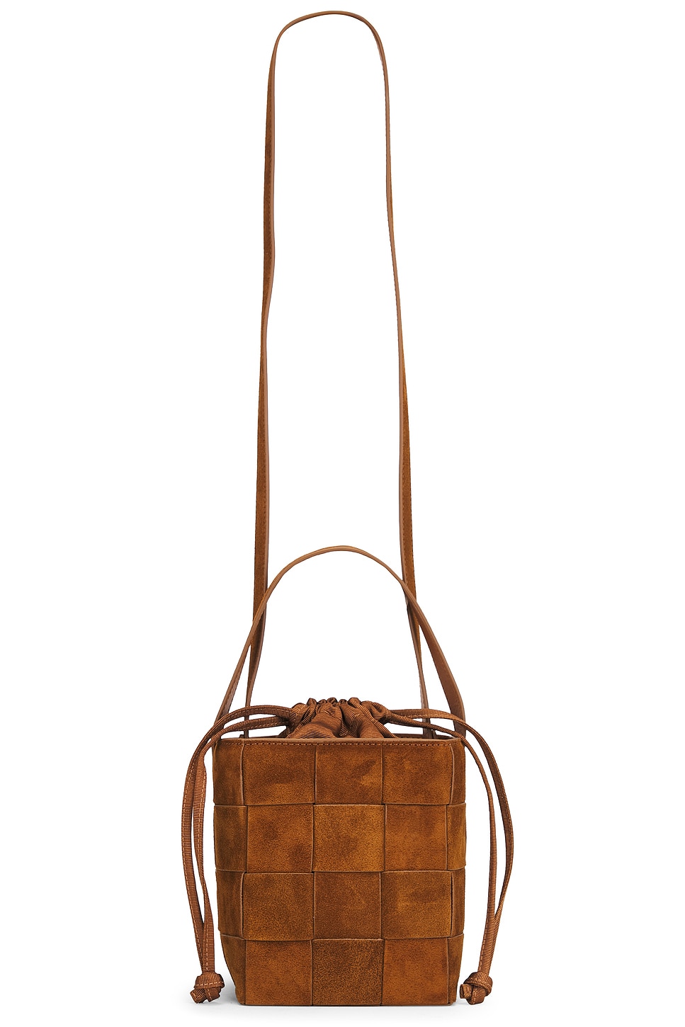 

Широкая сумка с плетеными ручками Laith Loeffler Randall, cacao
