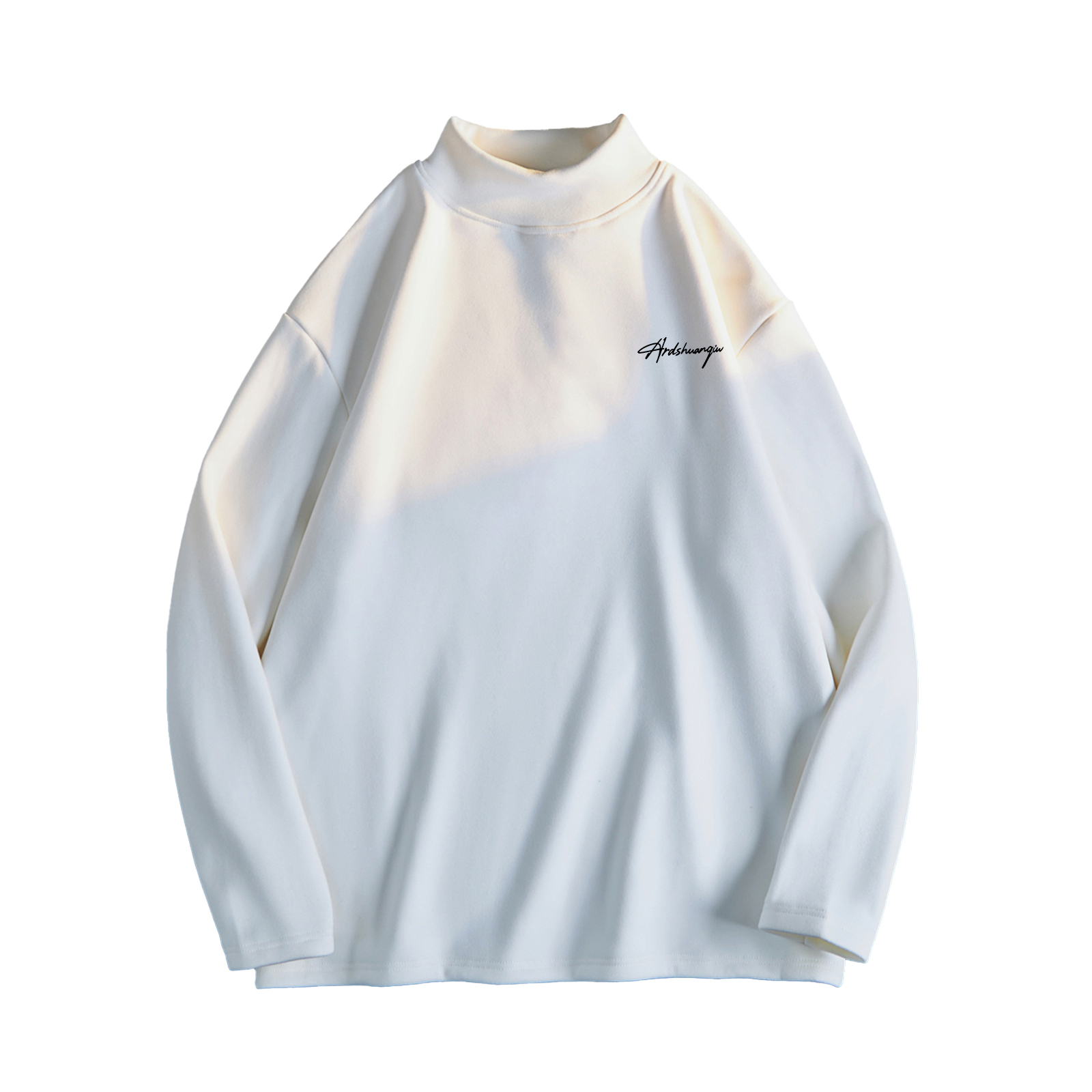 

Свитшот Unisex Half Turtleneck Moderate Heavyweight HUANQIU, белый