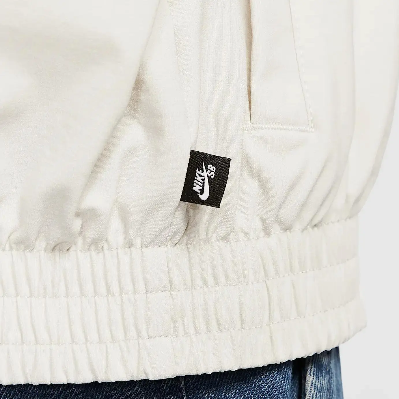 Nike Куртка мужская парусная белая светло-бежевая черная, Sail White/Light Bone/Black — фото 4