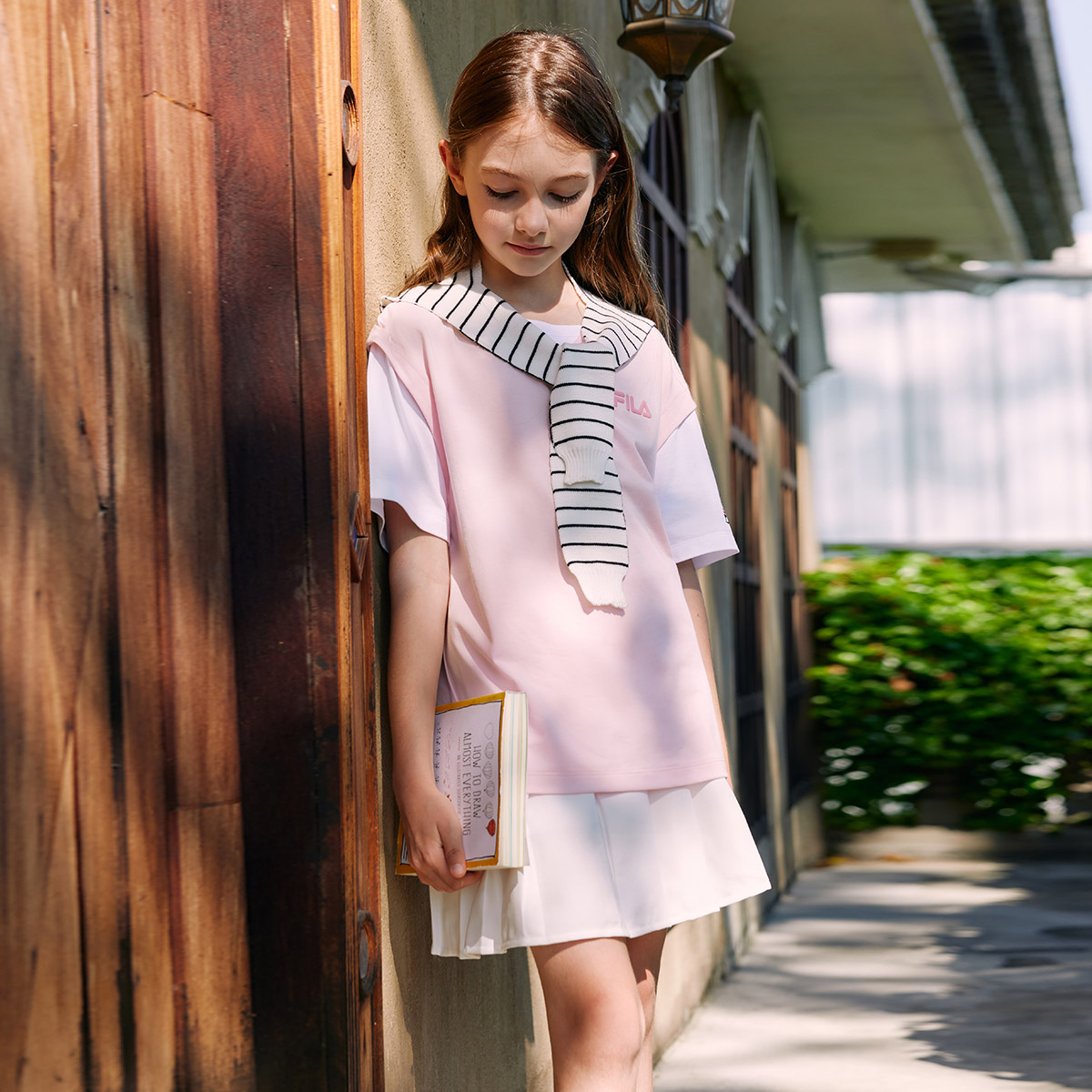 FILA KIDS Футболка с коротким рукавом SS25 Baskin Robbins розовая детская — фото 3
