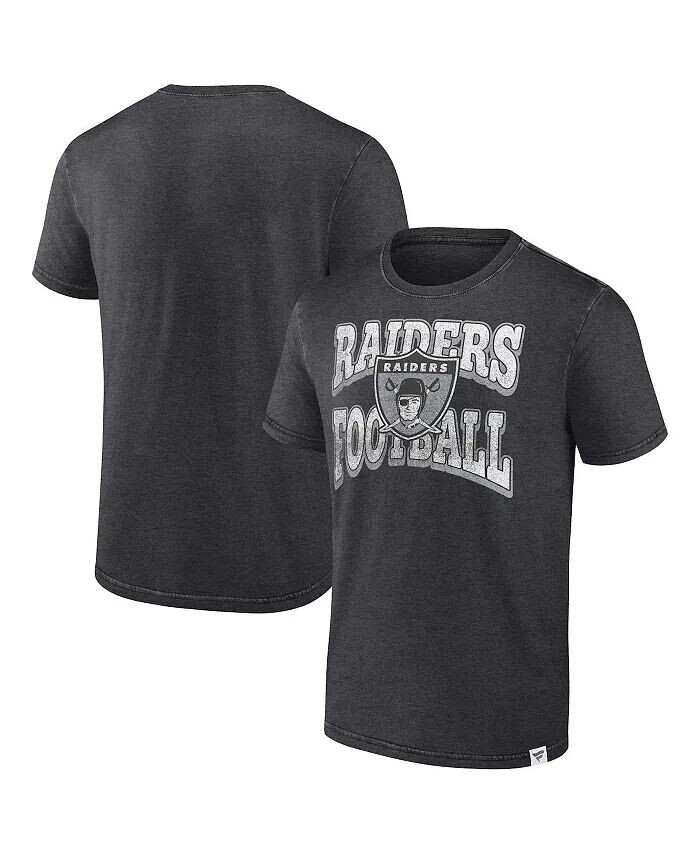 

Мужская футболка Heather Charcoal Las Vegas Raiders Force Out Fanatics