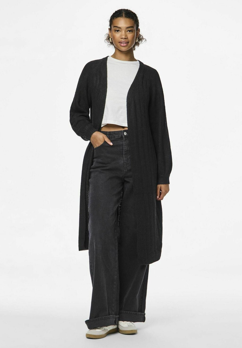 

Кардиган PCMAGGY LONG CARDIGAN Pieces, черный