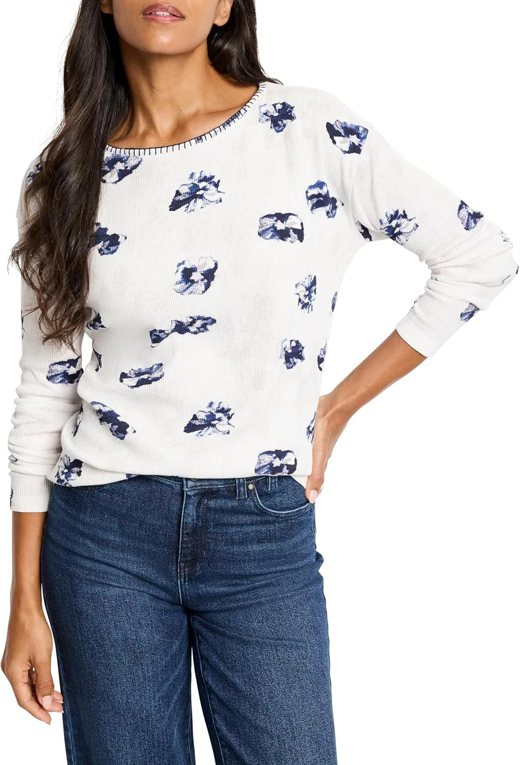 

NIC+Zoe женская футболка с цветочным принтом