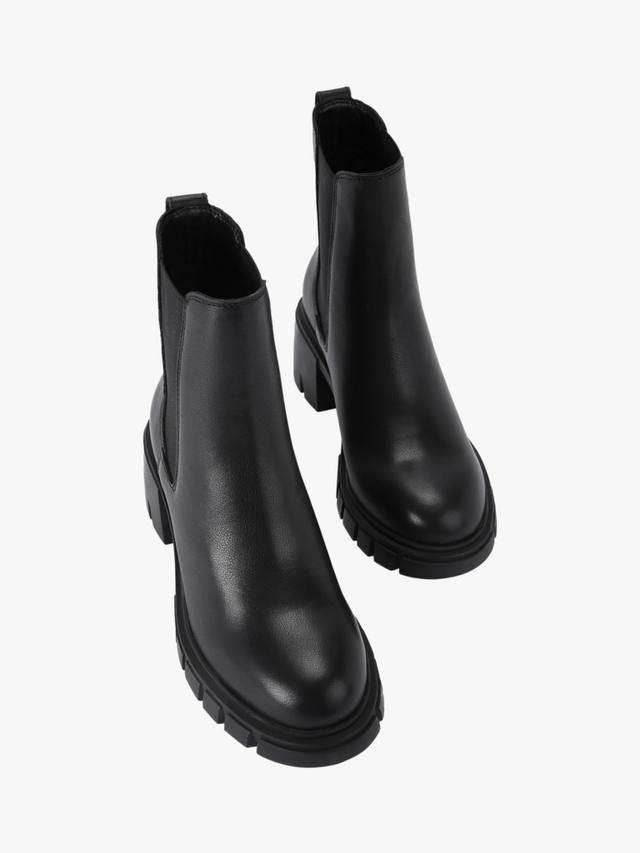 Сапоги cherlsea на высоком каблуке из искусственной кожи ignite Carvela, черный — фото 3