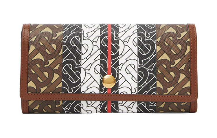 

Бумажник из холста Burberry коричневый