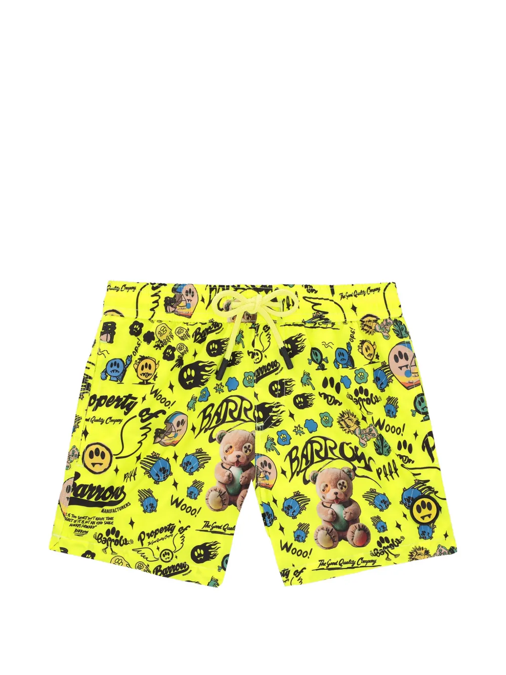

Плавки-шорты с принтом Barrow Kids, желтый