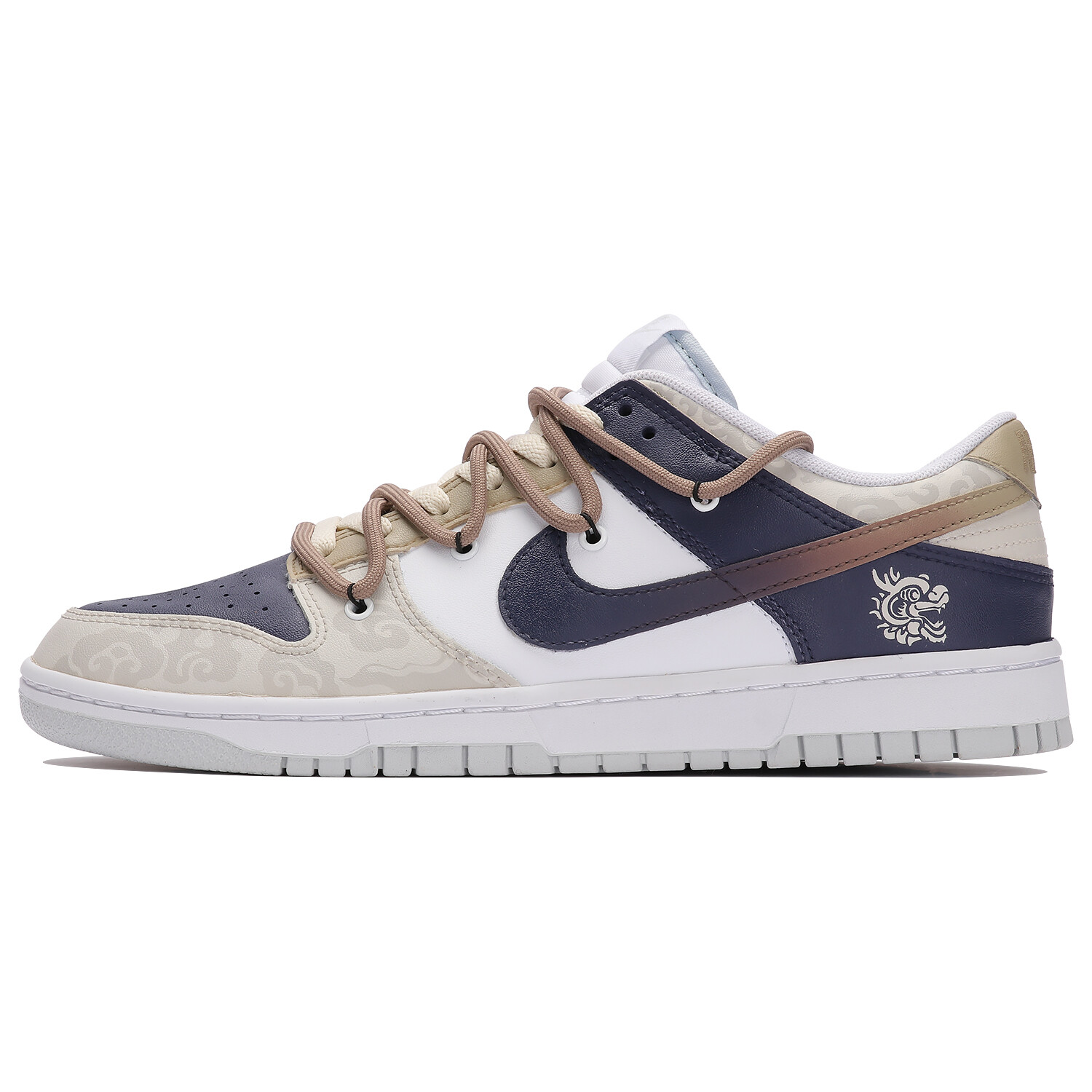 

Кроссовки Nike Dunk Skateboard Shoes Women's Low-Top Blue White, синий/белый