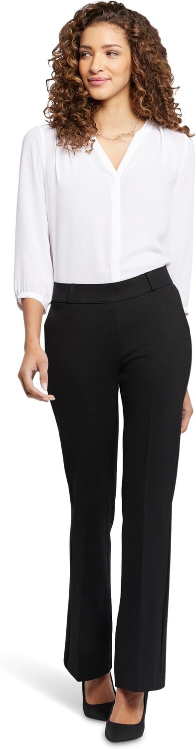 

Брюки NYDJ Pull-On Flare Leg Trousers, черный