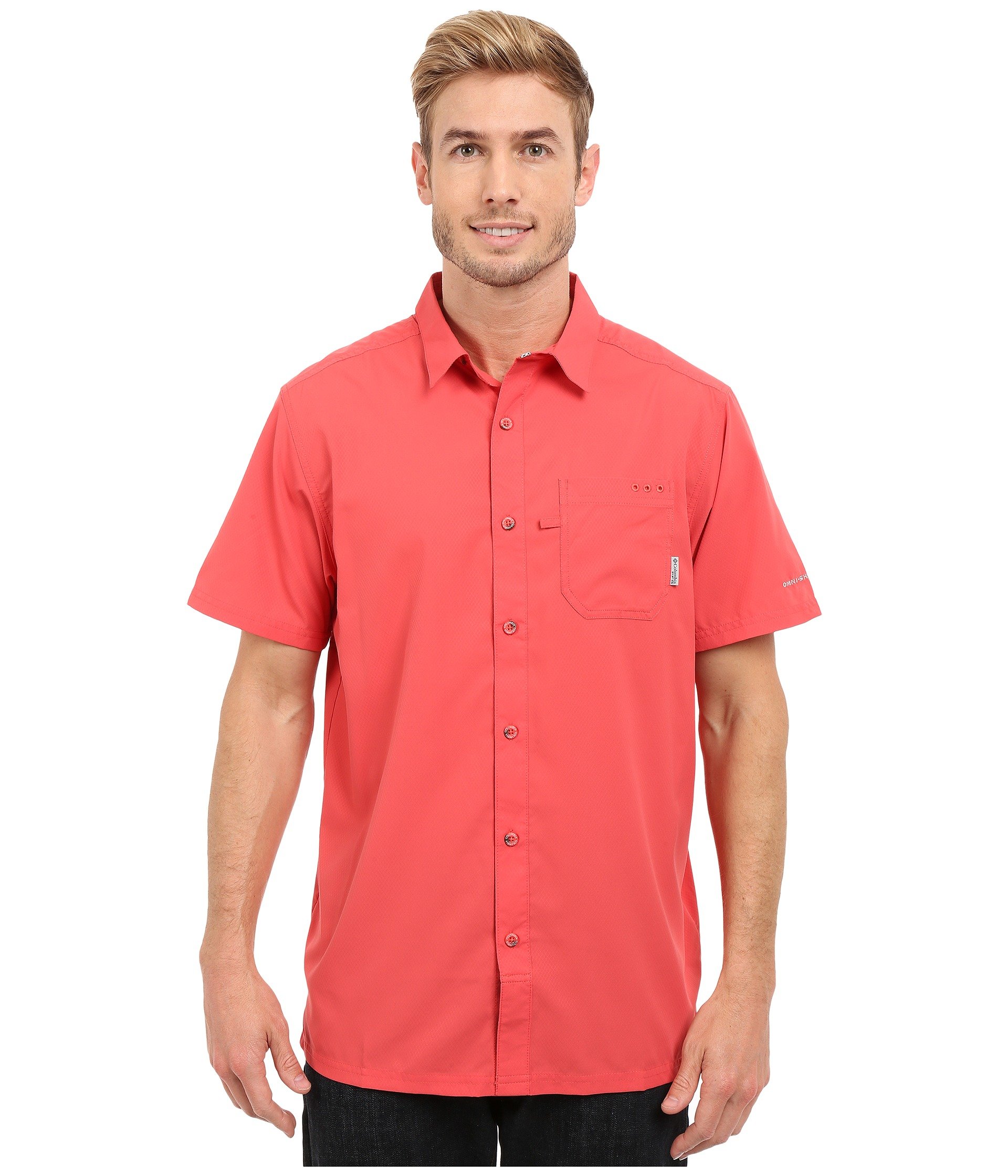 

Рубашка Columbia Slack Tide Camp Shirt, Sunset Red