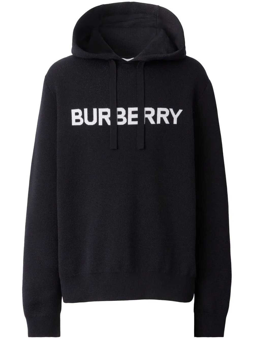 

Худи с кулиской и логотипом BURBERRY, синий