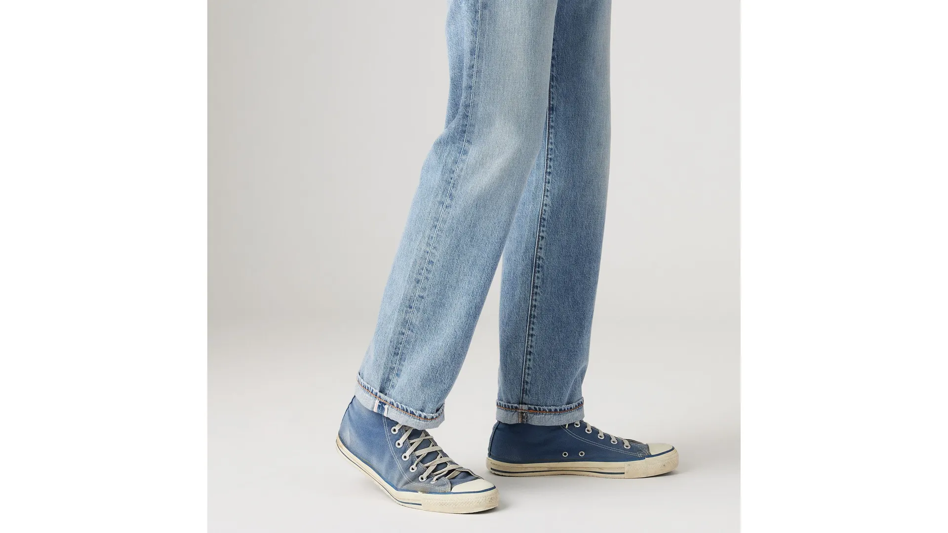 Мужские джинсы 505 стандартного кроя с кромкой Levi's, цвет Gotta Be There - Light Wash - Non-Stretch — фото 2