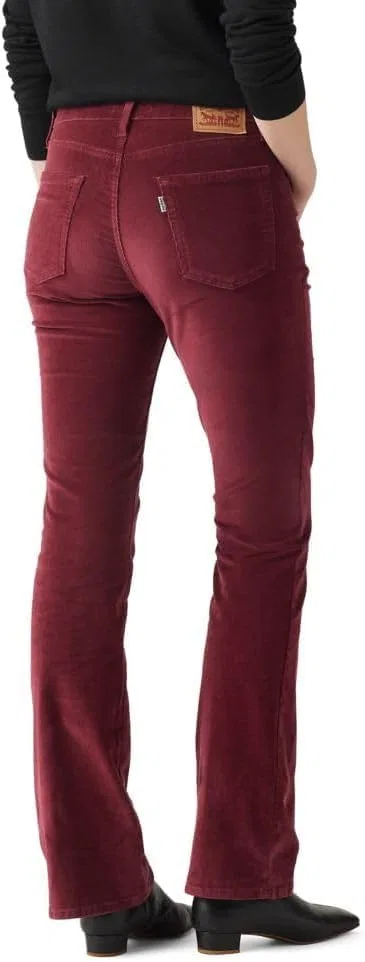 Женские джинсы Levi's 725 High-Rise Bootcut, бордовый — фото 2