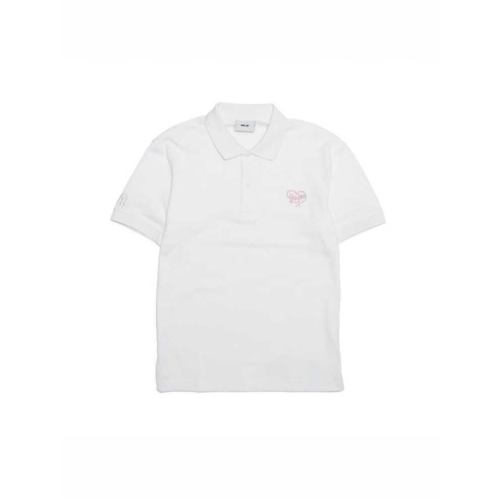 

MLB Футболка поло New York Yankees SS25 унисекс ivory