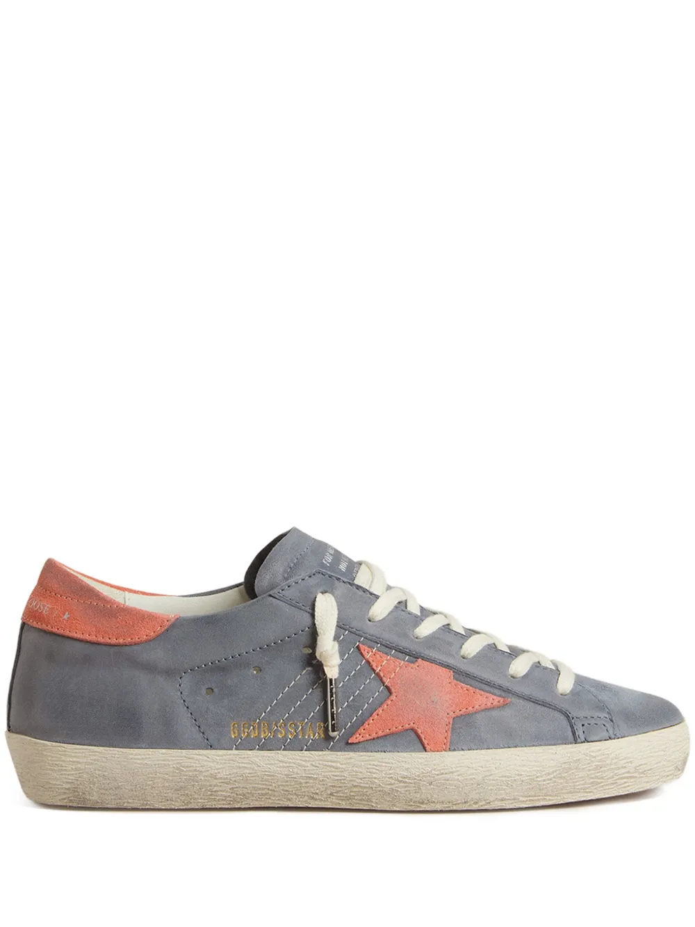 Кеды с нашивками GOLDEN GOOSE, серый