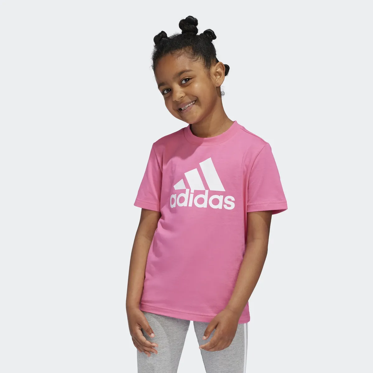 

Футболка Adidas Sportswear "LK BL CO TEE", цвет Pulse Magenta / White