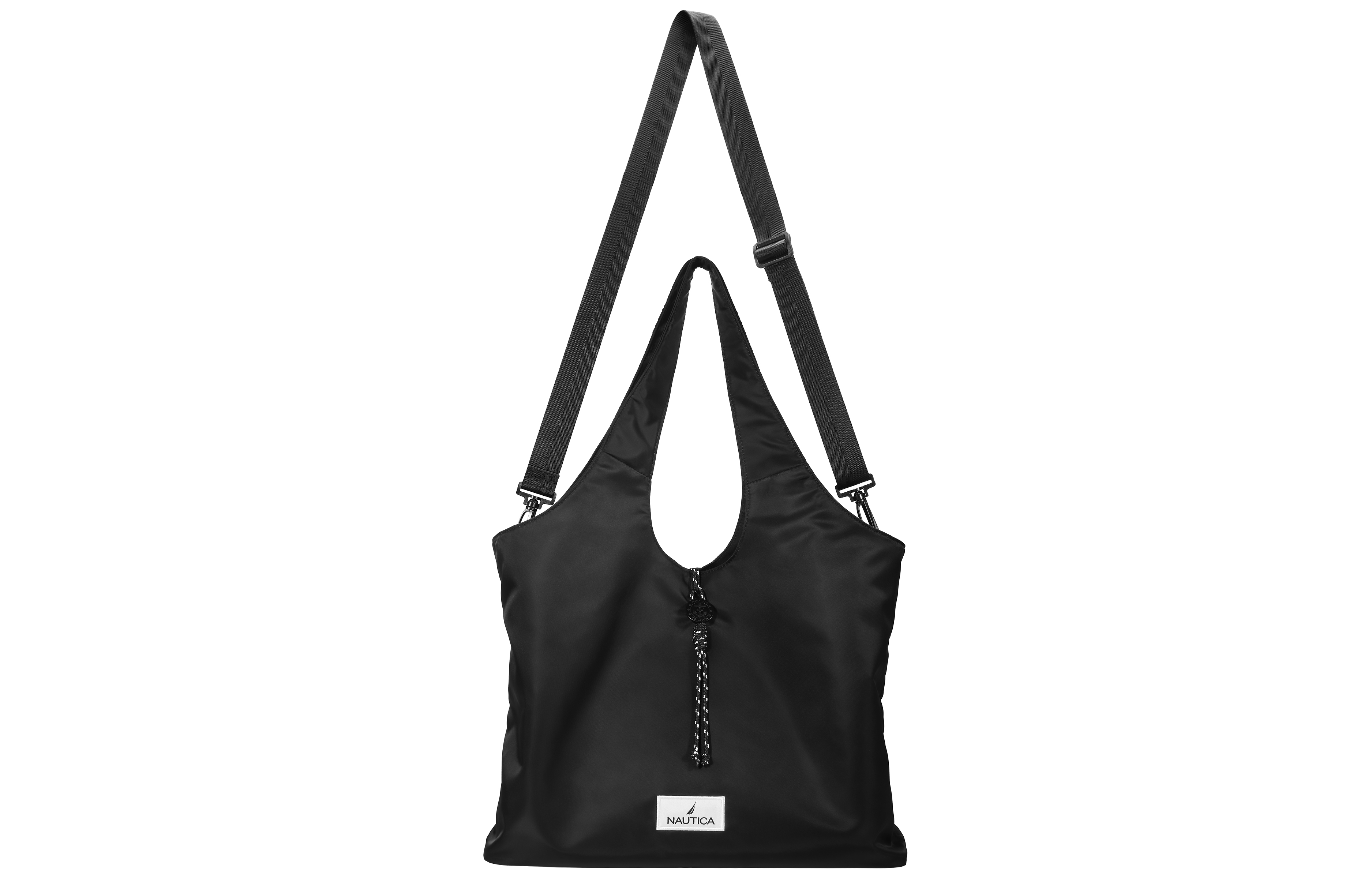 

NAUTICA Нейлоновая наплечная сумка кроссбоди унисекс черная, Black