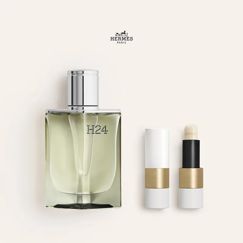 HERMES Набор ароматов Rhythm Twenty Four 50 мл+3,5 г, Two-Piece Set: Rhythm 24 Perfume 50ml+Lip Balm 3.5g — фото 3