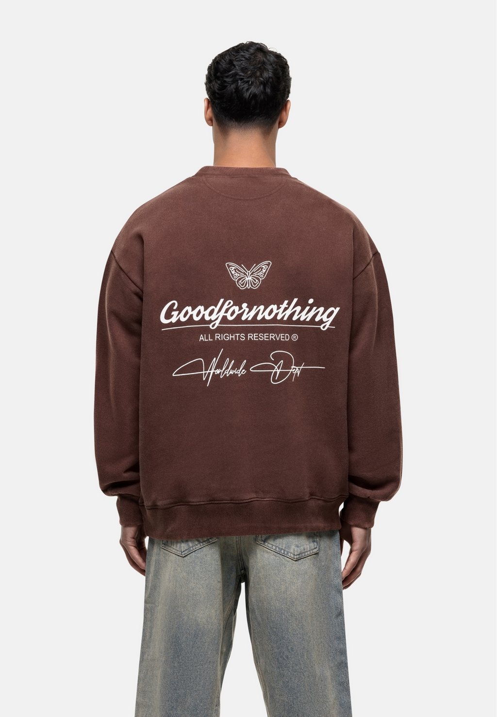 

Толстовка Good For Nothing, коричневый