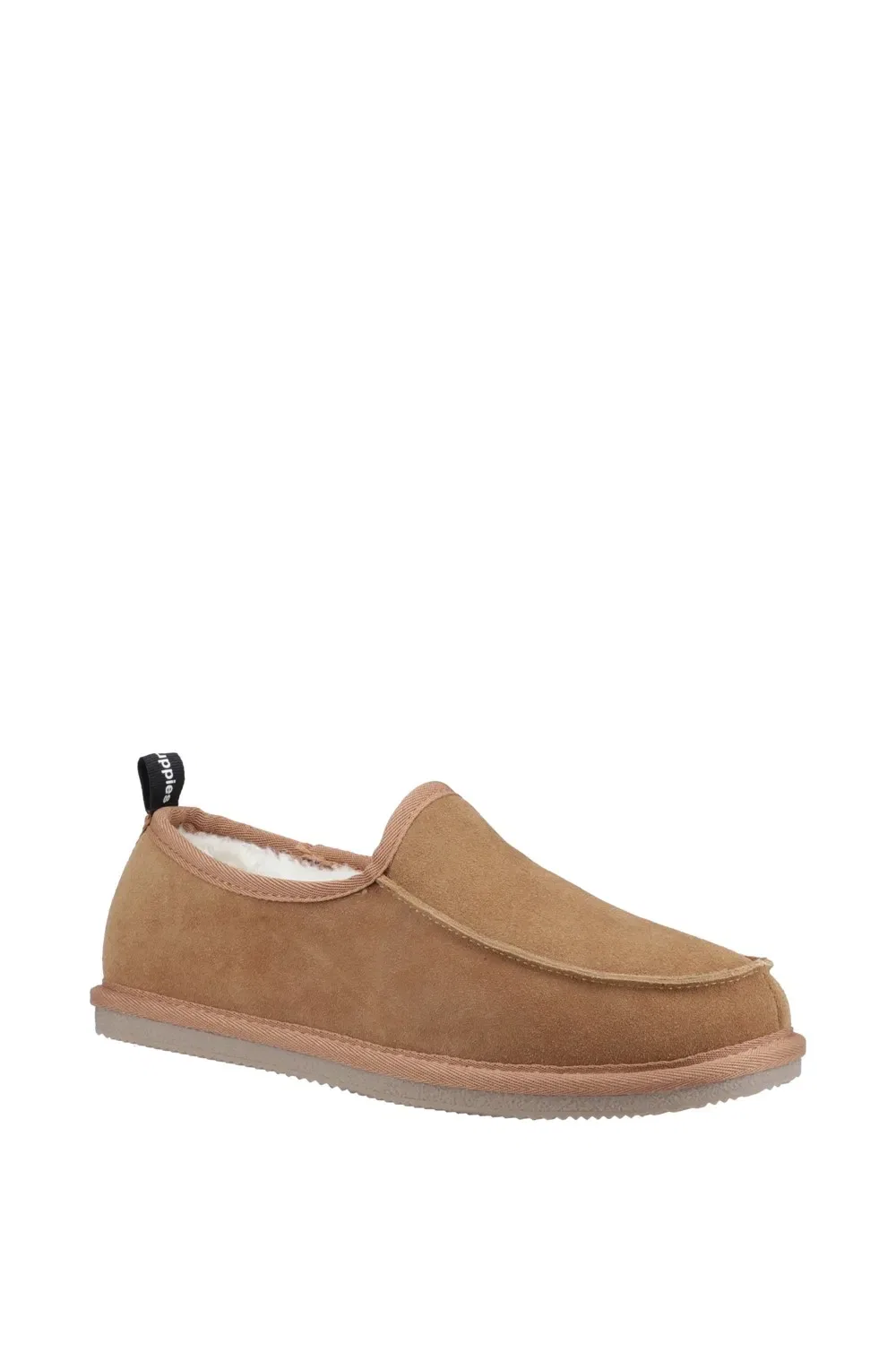 Тапочки Charles Classic из замши Hush Puppies, бежевый