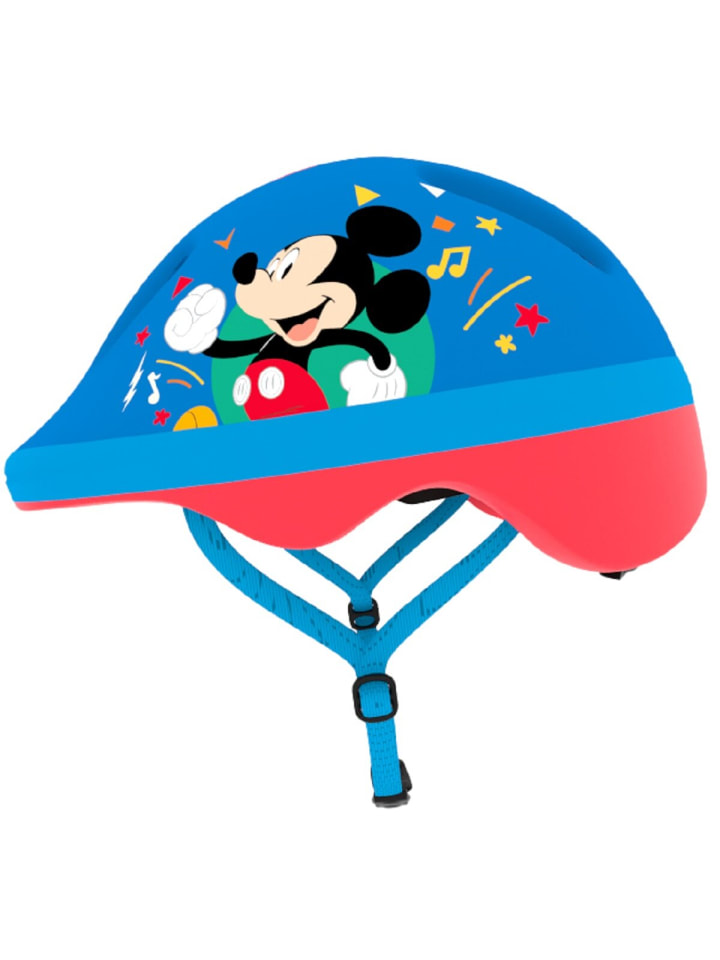 

Disney Mickey Mouse Детский шлем размера XS. Надежная защита головы для юных велосипедистов (44-48 см), синий