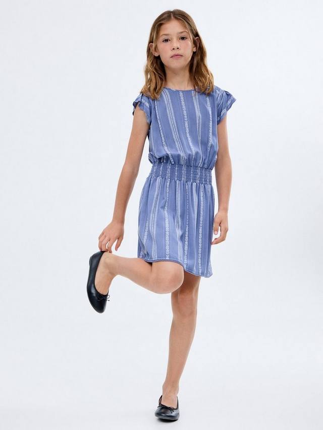 

Детское платье Pristila без рукавов в полоску Mango, Navy