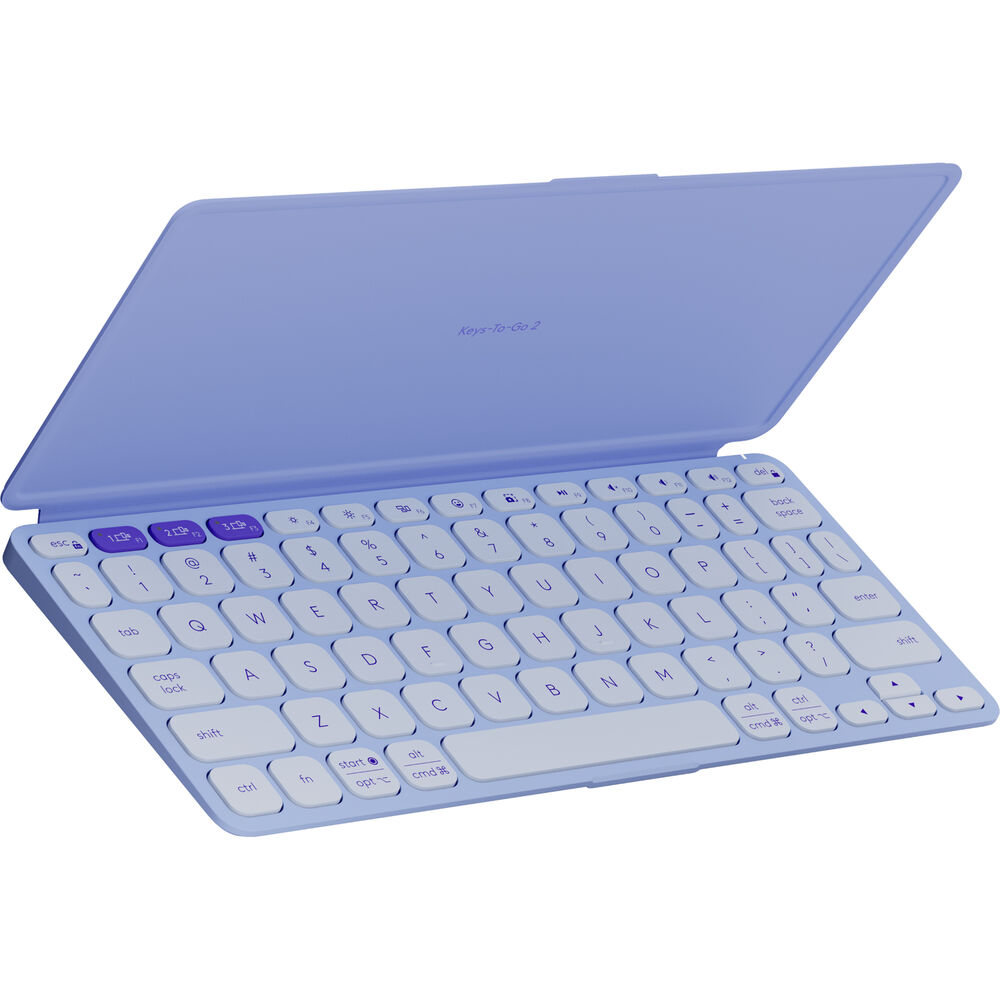 

Беспроводная клавиатура Logitech KEYS-TO-GO 2 с чехлом (сиреневая)