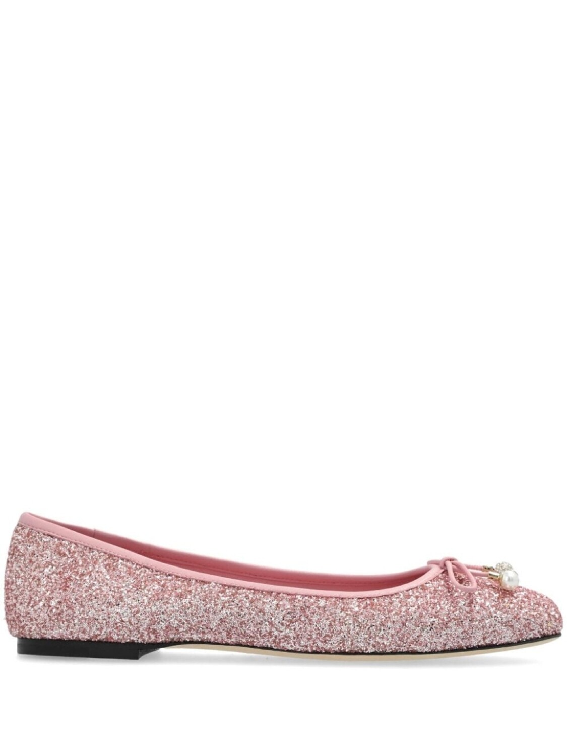 

Jimmy Choo балетки Elme с блестками, розовый
