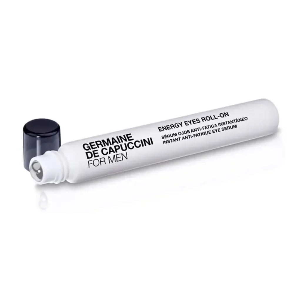 GERMAINE DE CAPUCCINI FOR MEN Energy Eyes Roll On сыворотка для глаз против усталости, темных кругов и отеков для всех типов кожи 8,5 мл