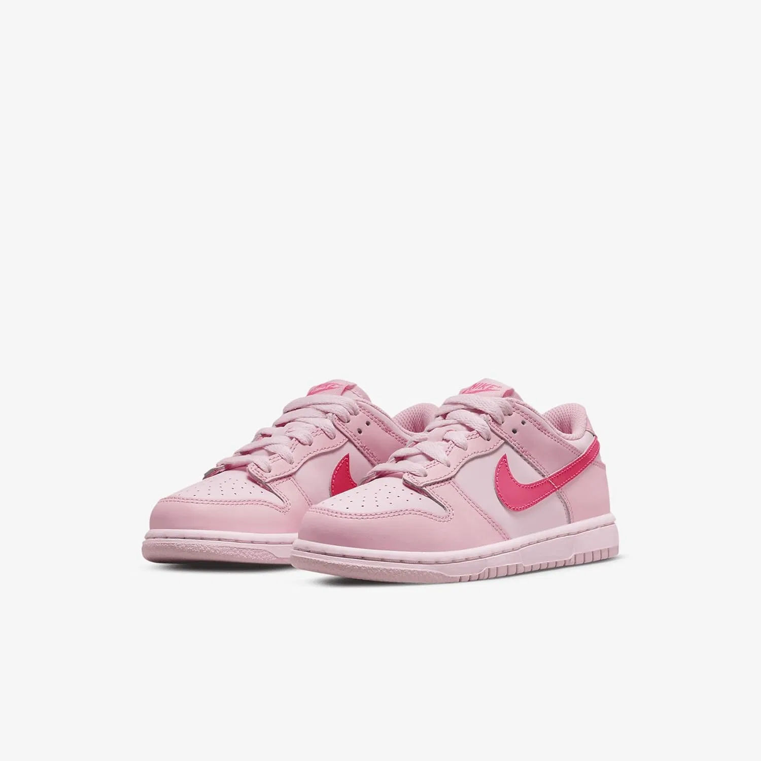Кроссовки детские Nike Dunk Low, Black/Citrus-varsity Red — фото 3