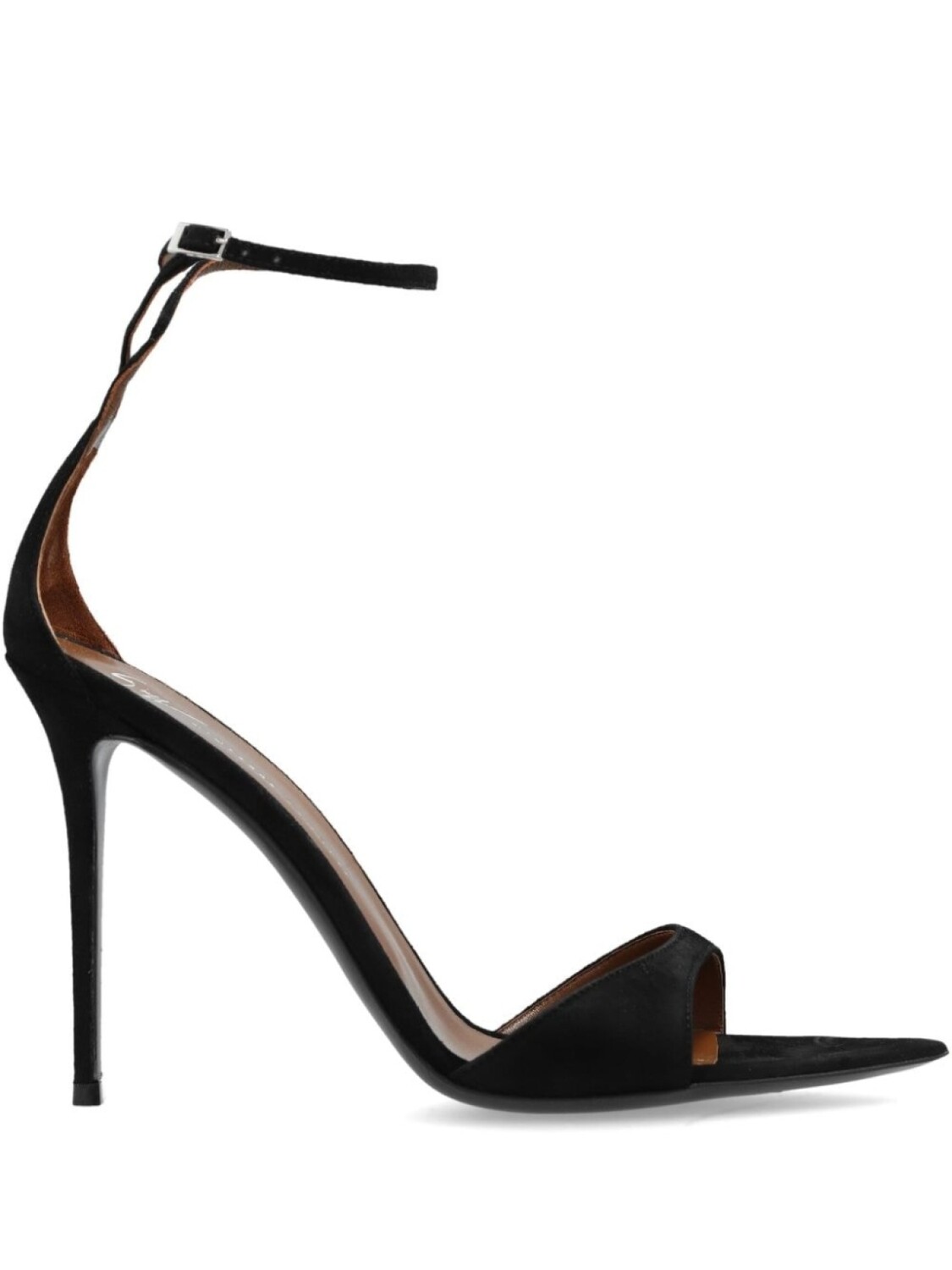 Giuseppe Zanotti сандалии замшевые Kanda 115 мм, черный
