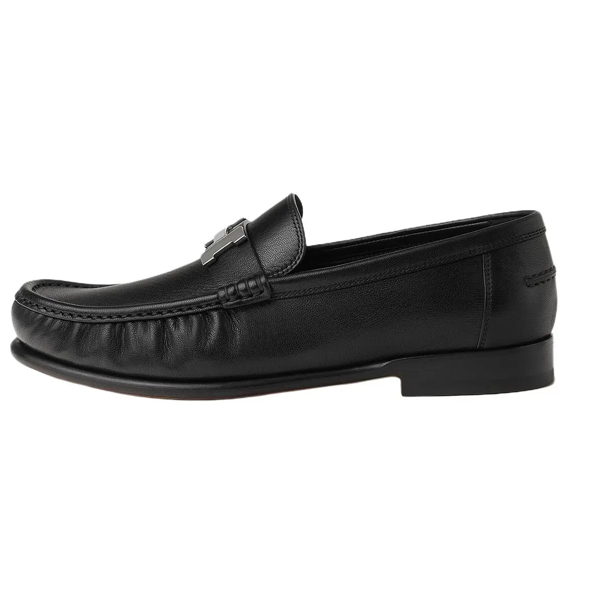 

HERMES Мужские черные мокасины Karlo